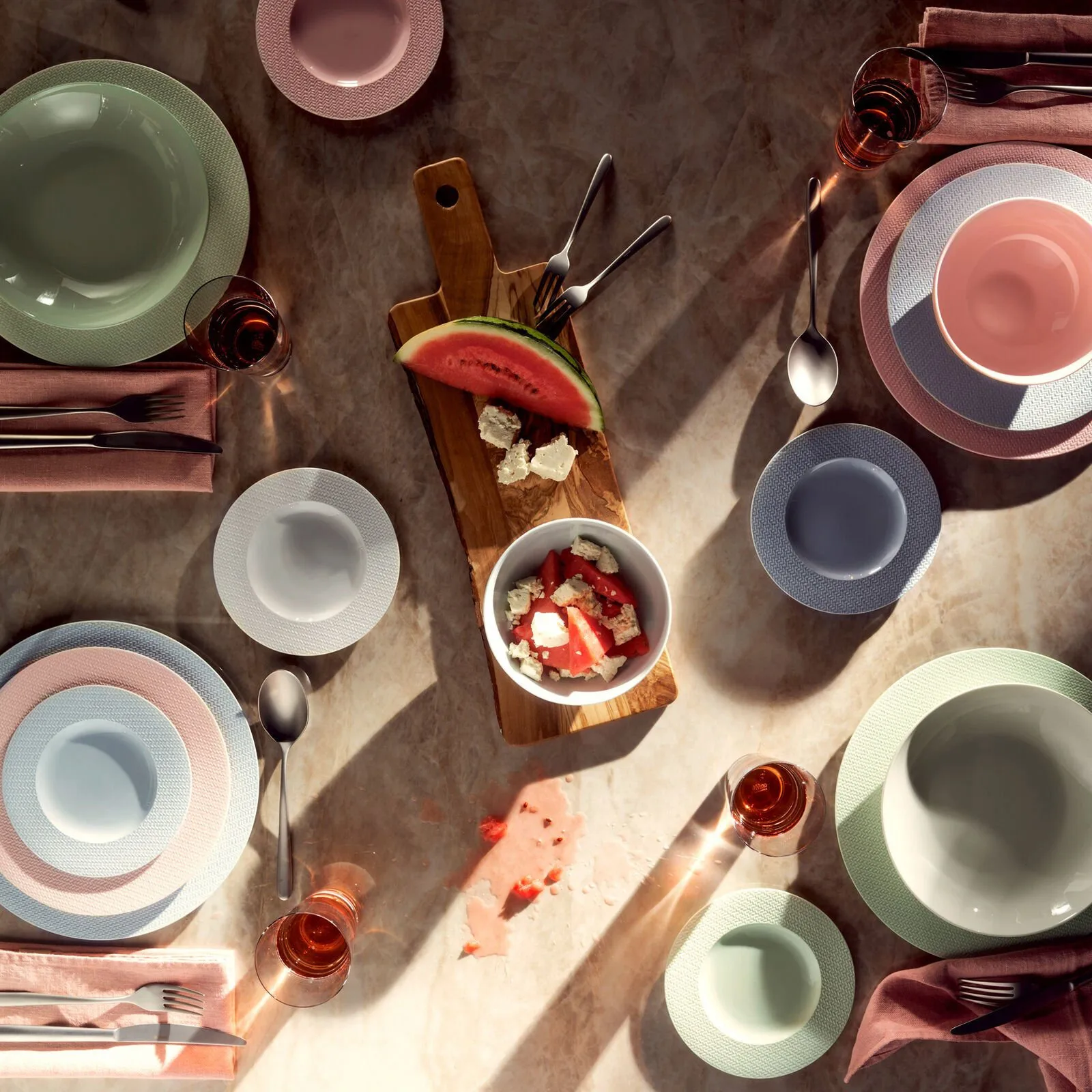 Kumi side plate Ø17 cm, Blue Rosenthal