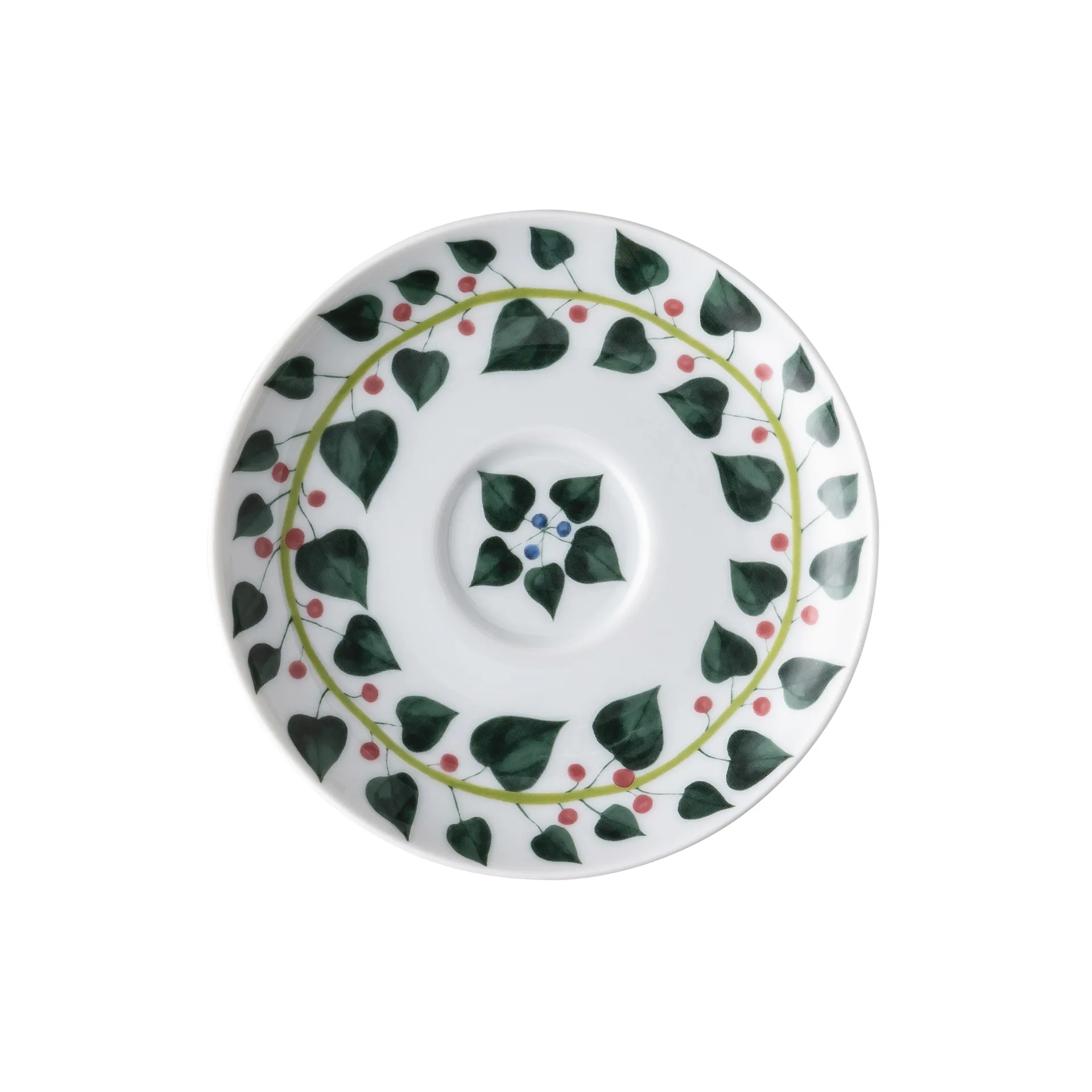 Magic Garden Foliage espresso saucer 12 cm, white-green Rosenthal