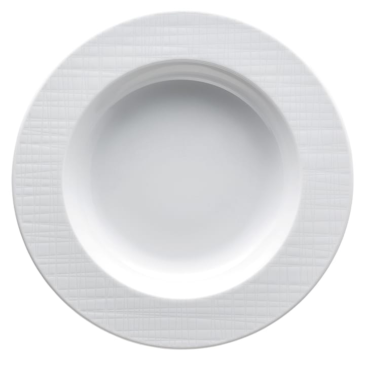 Mesh Rim deep plate 23 cm, White Rosenthal