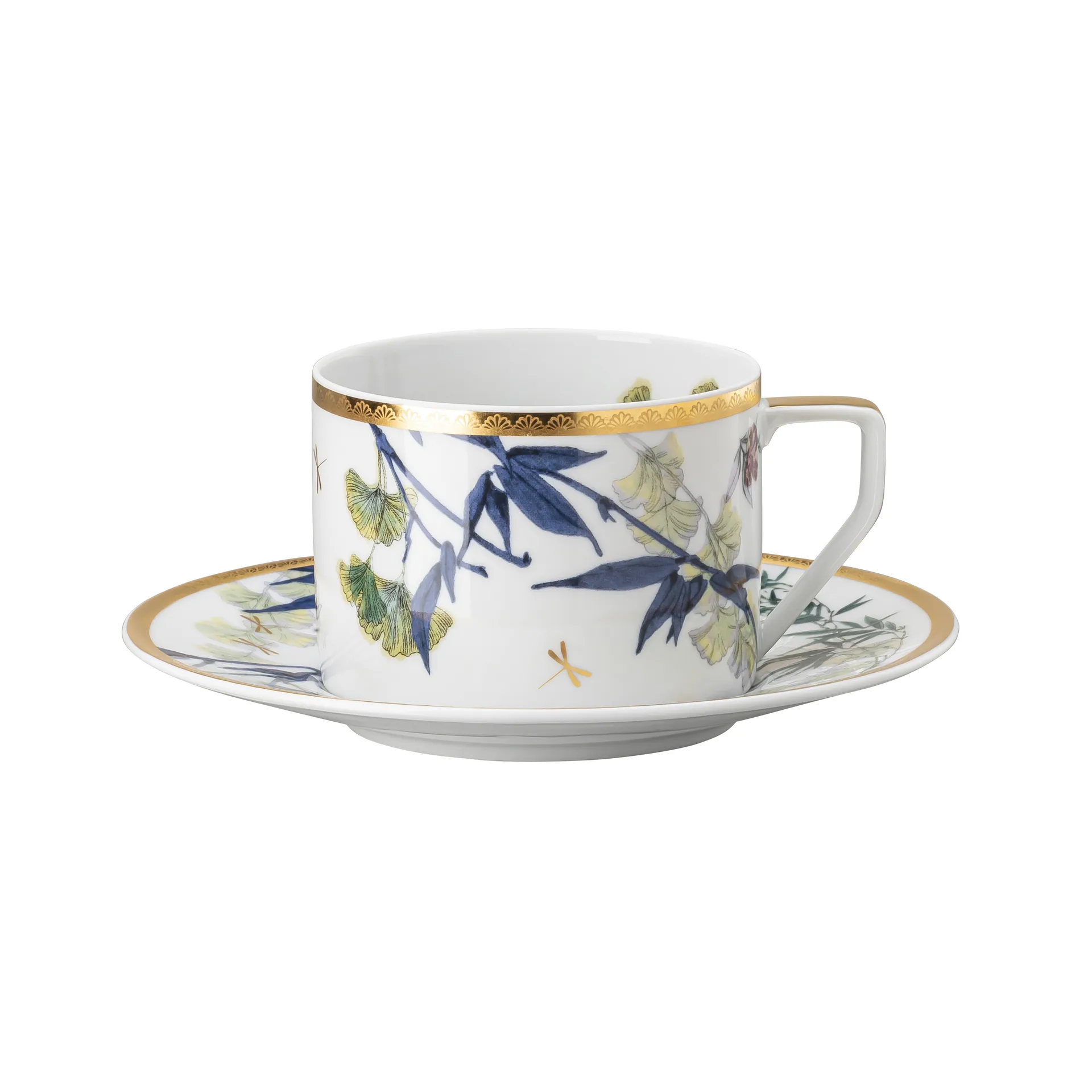Rosenthal Heritage Turandot teacup with saucer, white Rosenthal