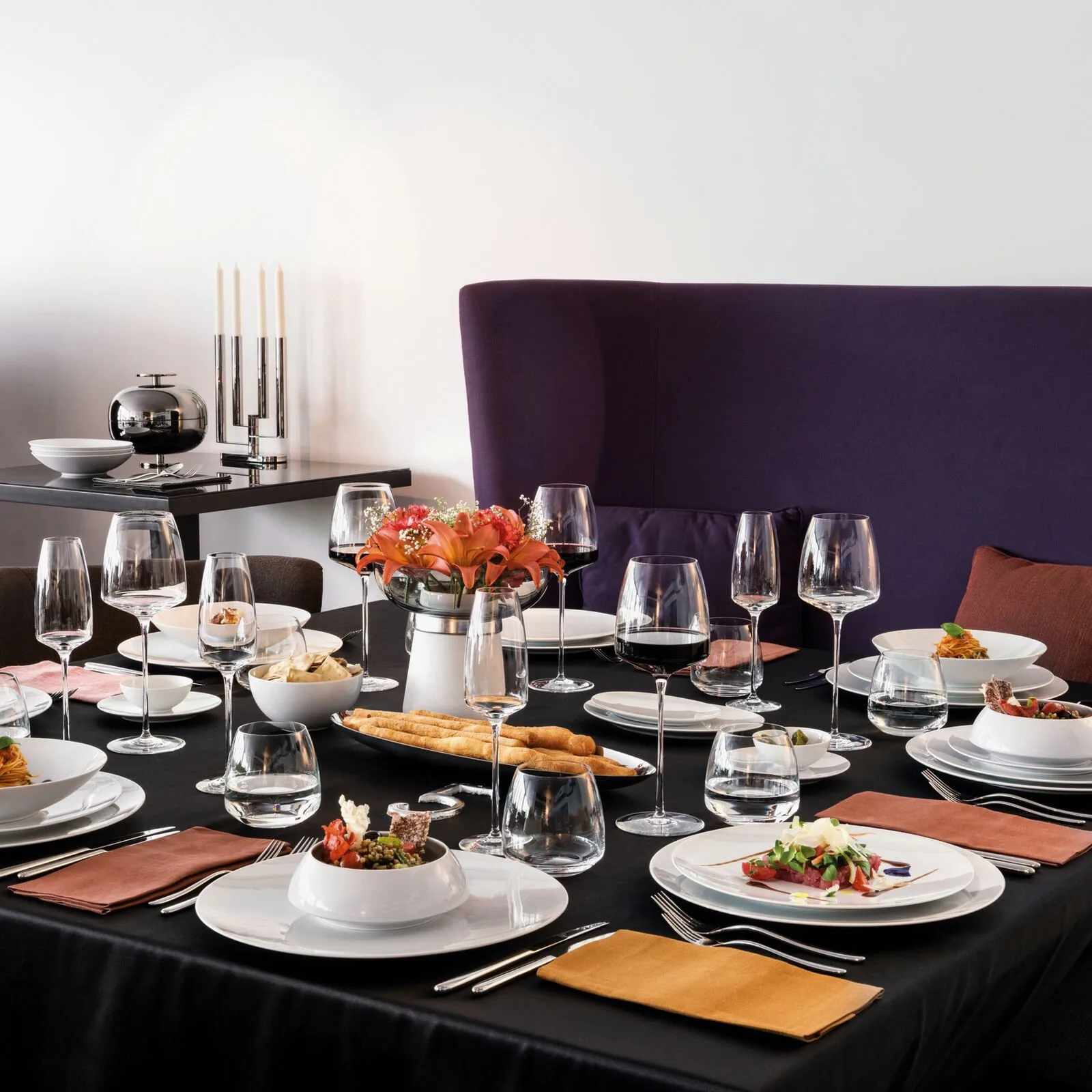 TAC Gropius serving platter Ø33 cm, White Rosenthal