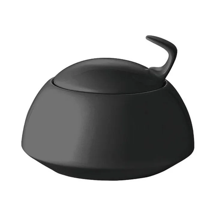 TAC Gropius sugar bowl Ø9.7 cm - Black - Rosenthal