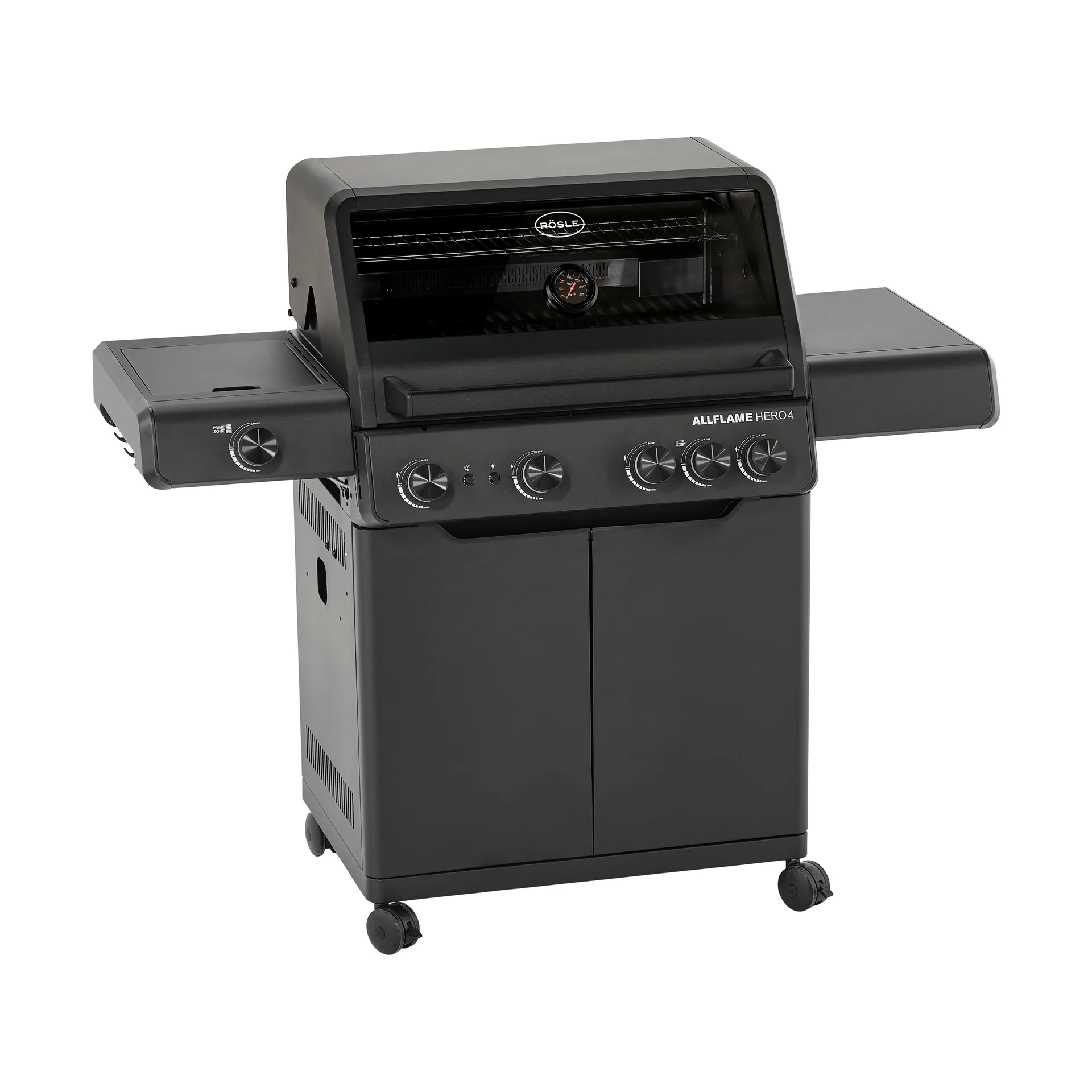 AllFlame Hero 4 gas grill, Black Rösle