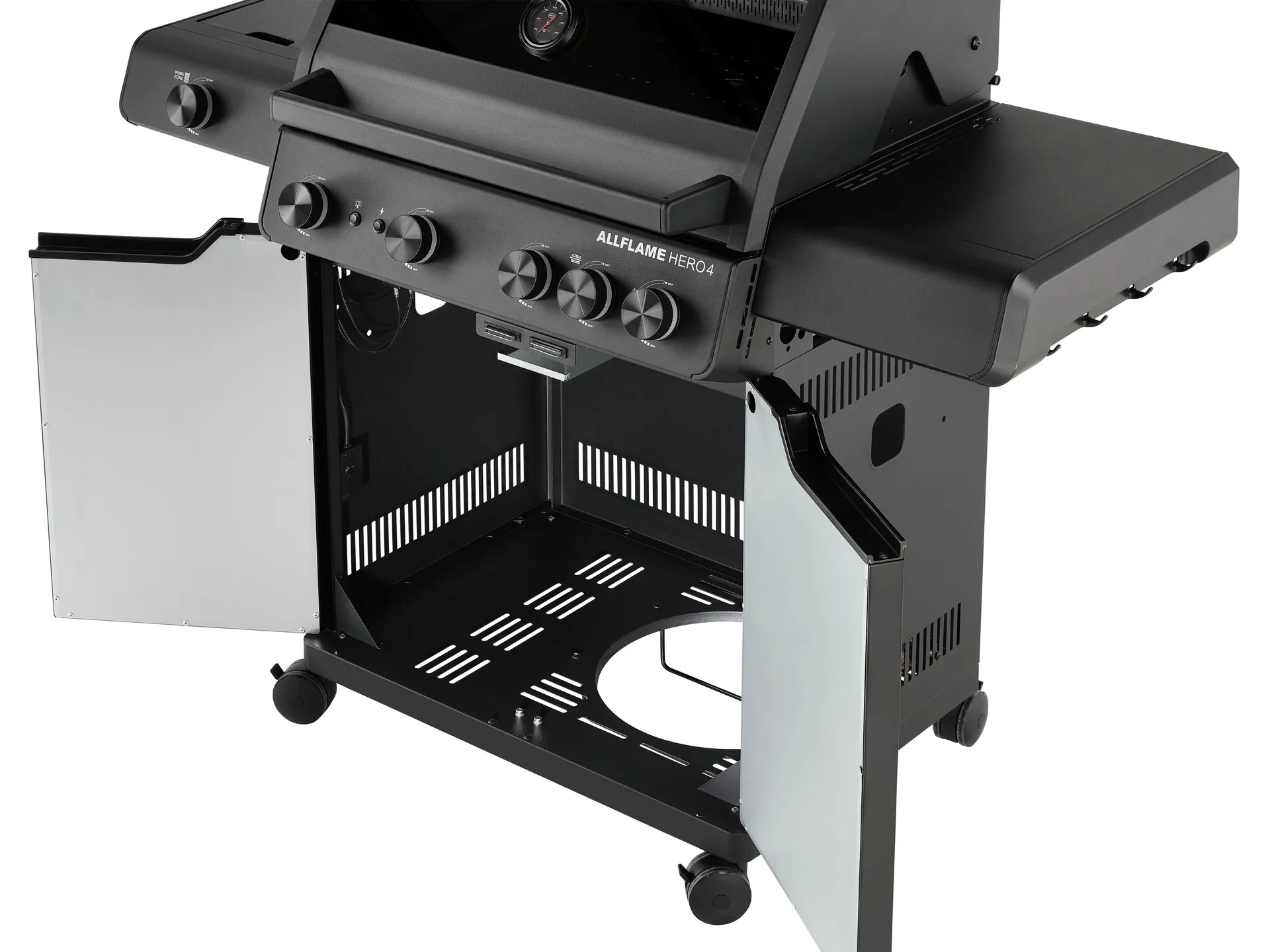 AllFlame Hero 4 gas grill, Black Rösle