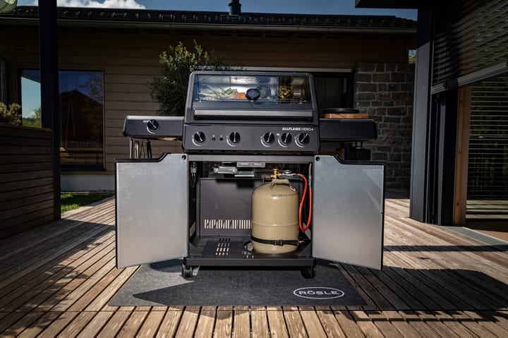 AllFlame Hero 4 gas grill, Black Rösle
