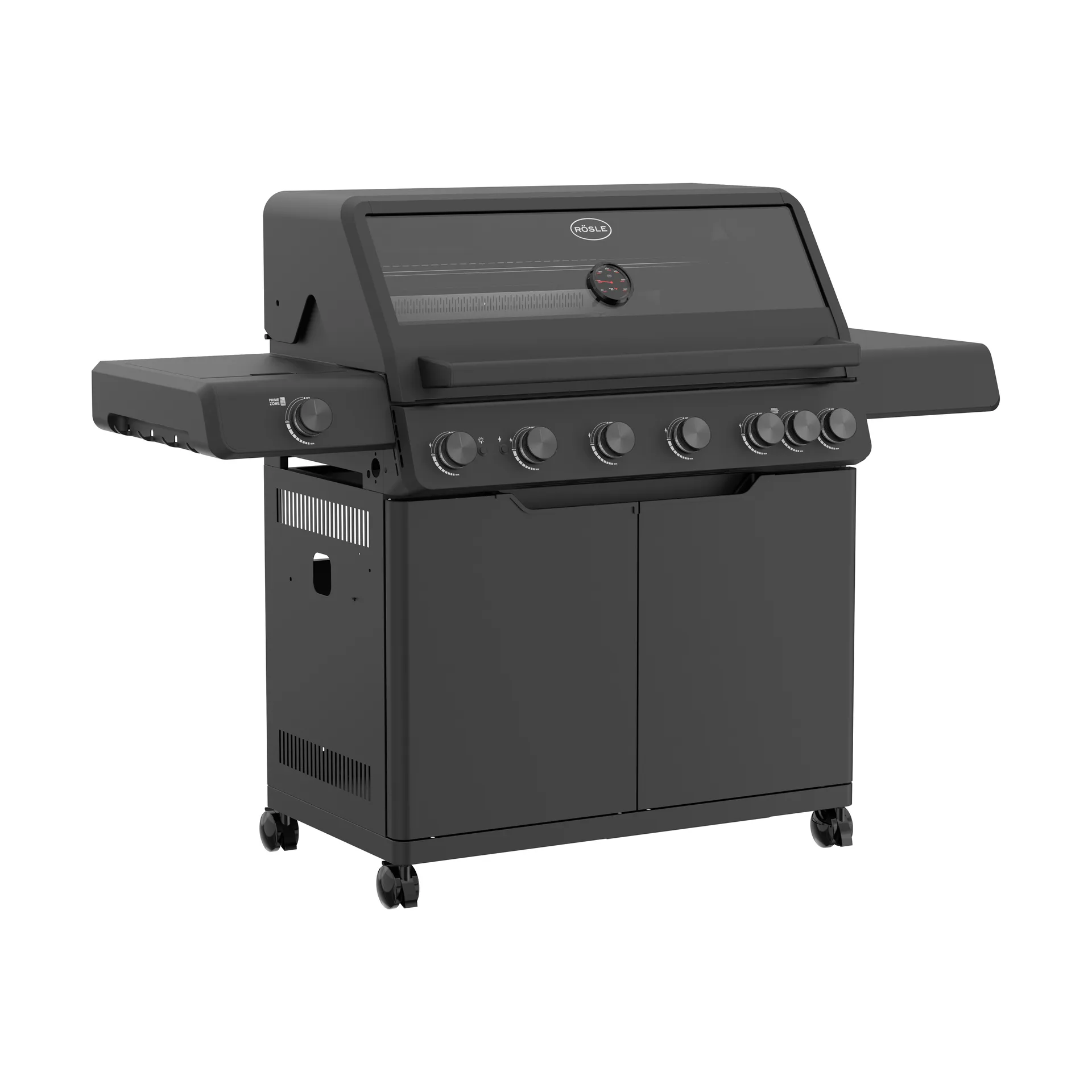 AllFlame Hero 6 gas grill, Black Rösle