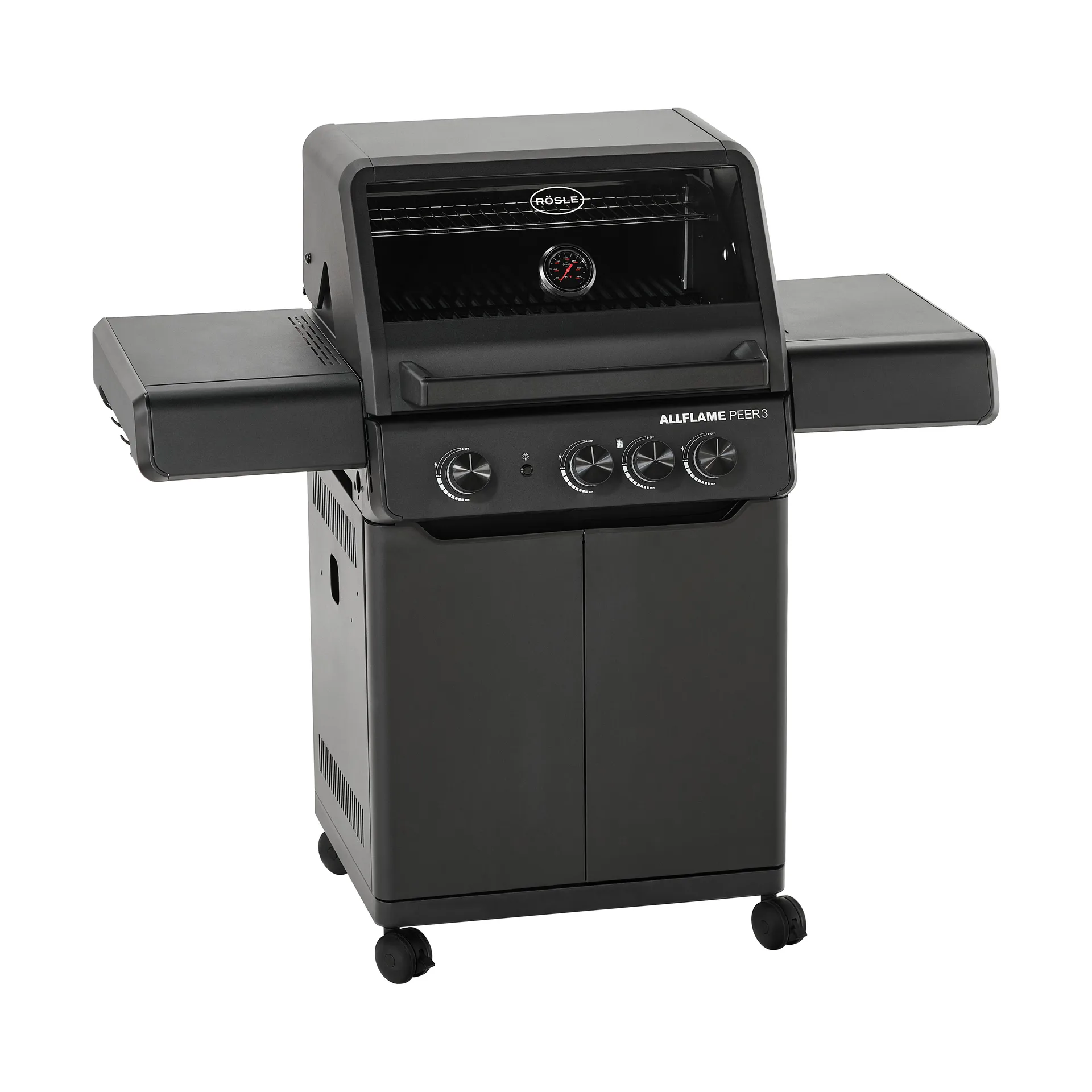 AllFlame Peer 3 gas grill, Black Rösle