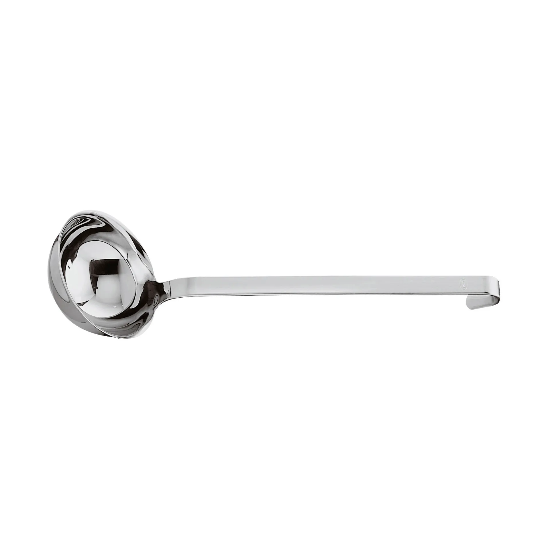 Hook ladle with pouring spout Ø6 cm, Stainless steel Rösle