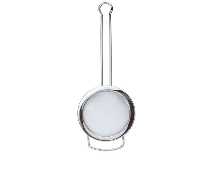 Sieve with open handle fine mesh 16 cm, Steel Rösle