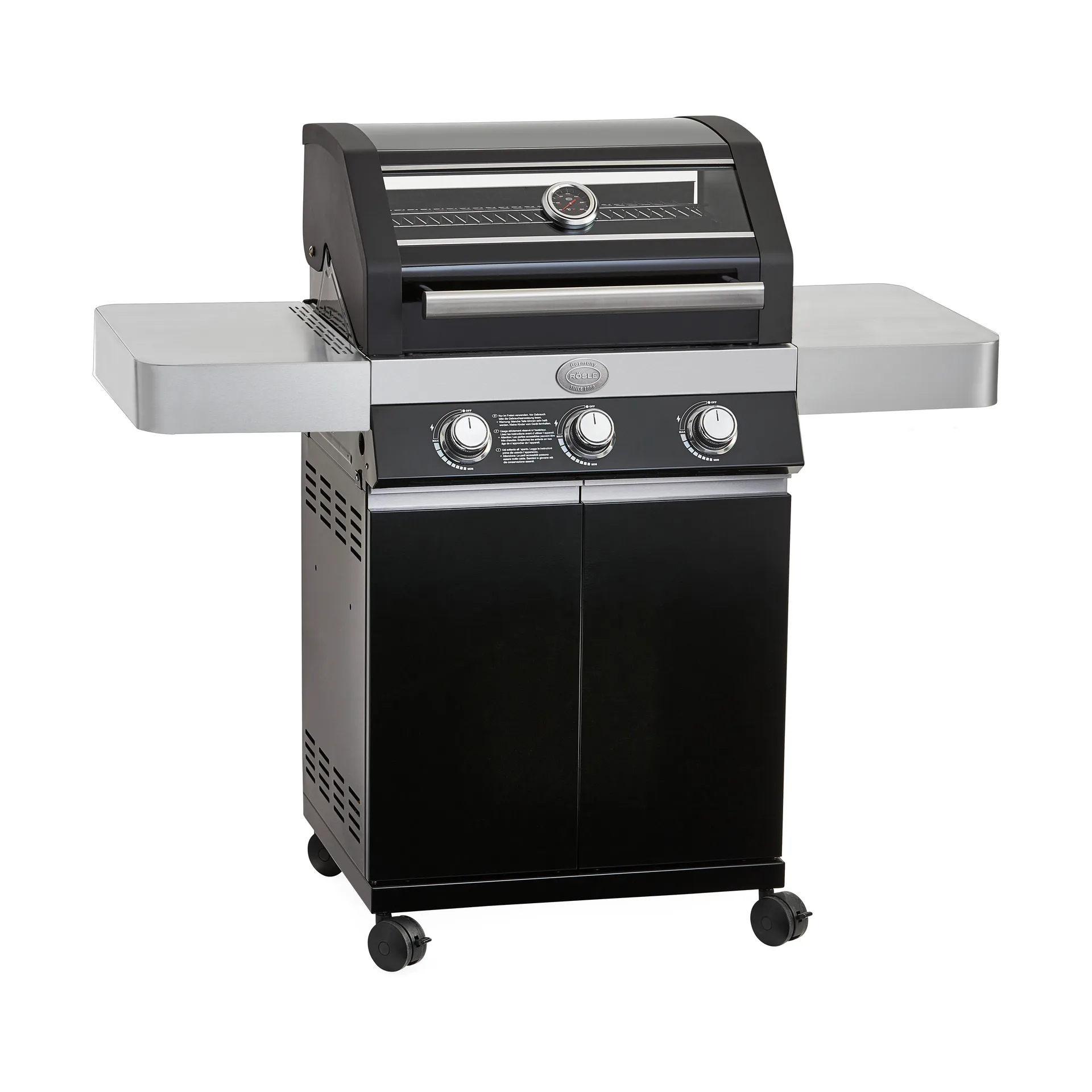 Videro G3 Pure gas grill, Black Rösle