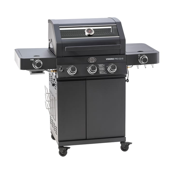 Videro PRO G3-S Vario+ gas grill - Matte black - Rösle