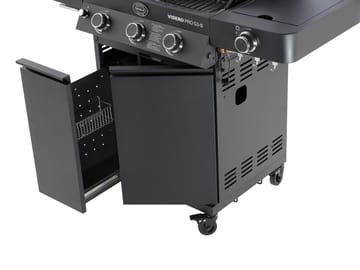 Videro PRO G3-S Vario+ gas grill - Matte black - Rösle