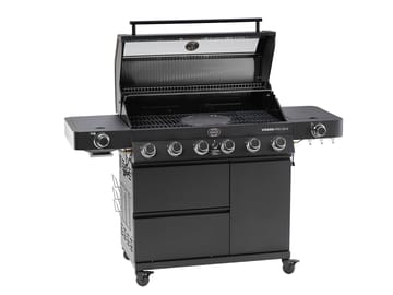 Videro PRO G6-S Vario+ gas grill - Matte black - Rösle