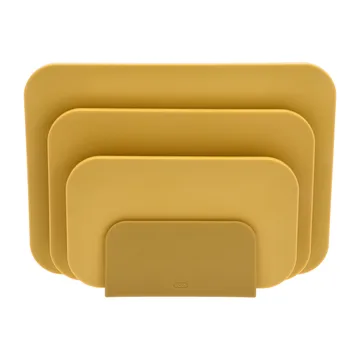 Choptima cutting board set 3 pieces and holder - Curry - Rosti