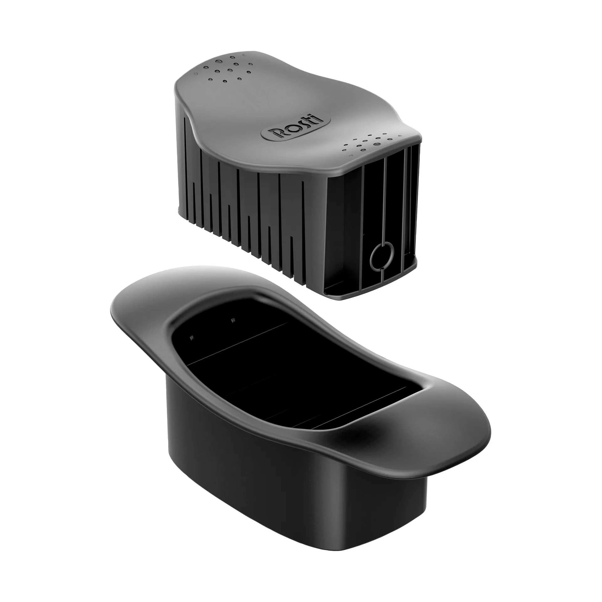 Classic hasselback cutter, Black Rosti