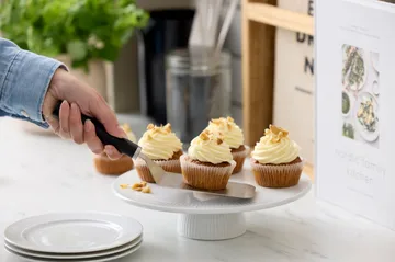 Emma palette knife wide steel 26 cm - Black - Rosti