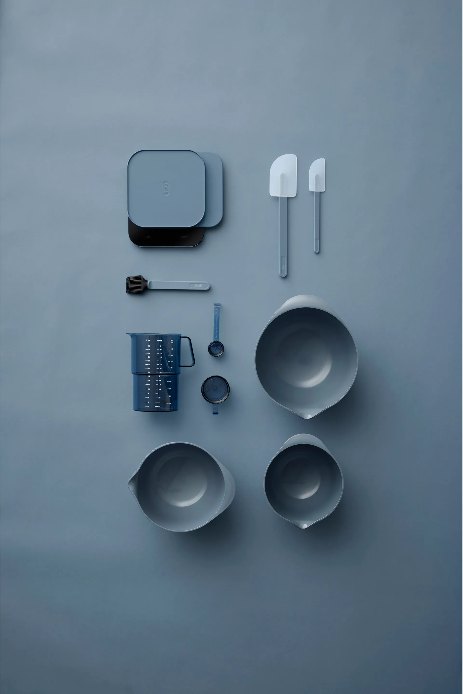 Margrethe bowl 1.5 L, Dusty Blue Rosti