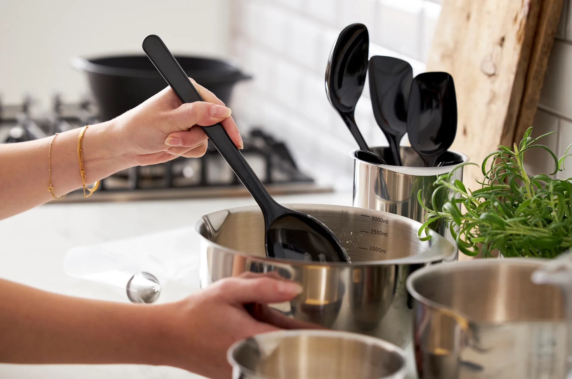 Margrethe bowl 2 L, Steel Rosti