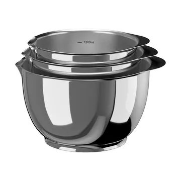 Margrethe bowl set 3 pieces - Stainless steel - Rosti