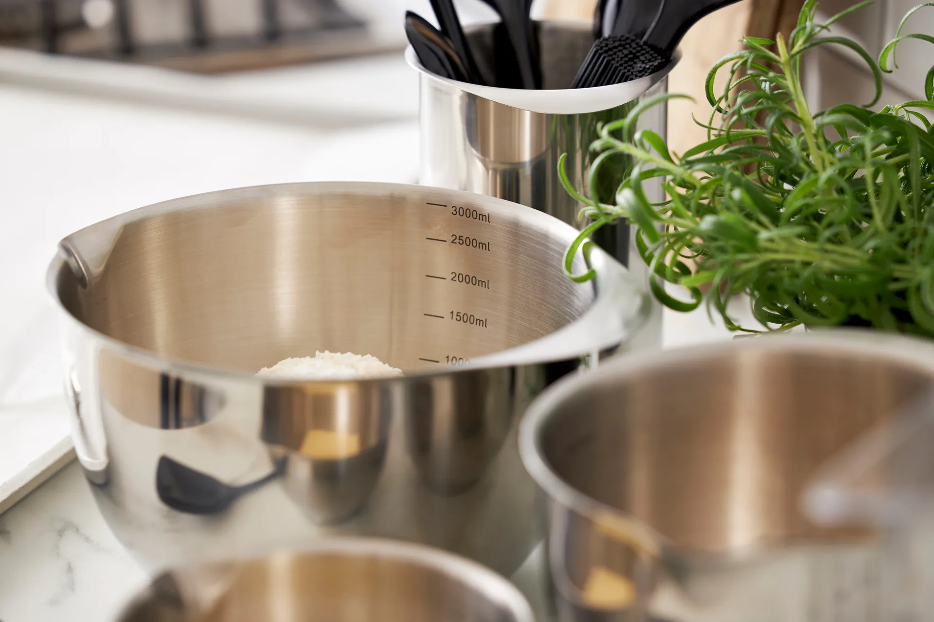 Margrethe bowl set 3 pieces, Stainless steel Rosti