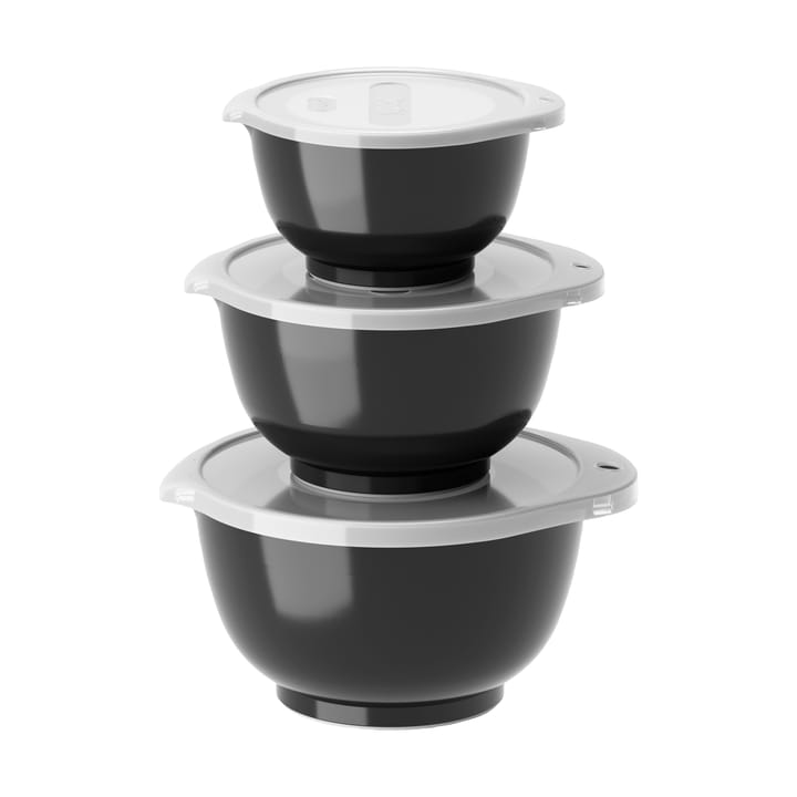 Margrethe mini bowl set 3-pack - Black - Rosti