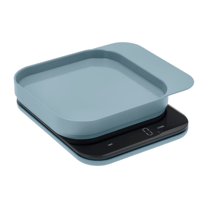 Mensura kitchen scale, Dusty blue Rosti