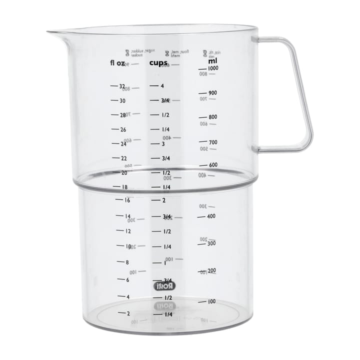 Mensura measuring jug 1 l, Clear Rosti