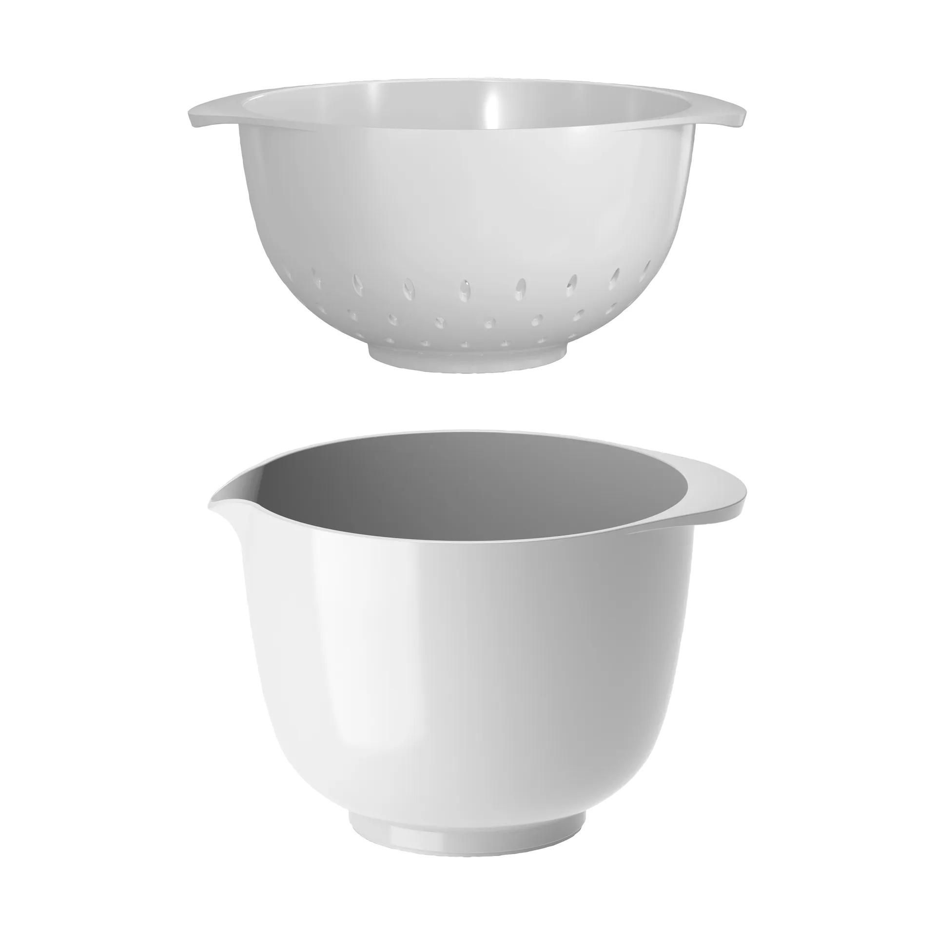 NEW Margrethe bowl with colander, White, 1.5 litres Rosti