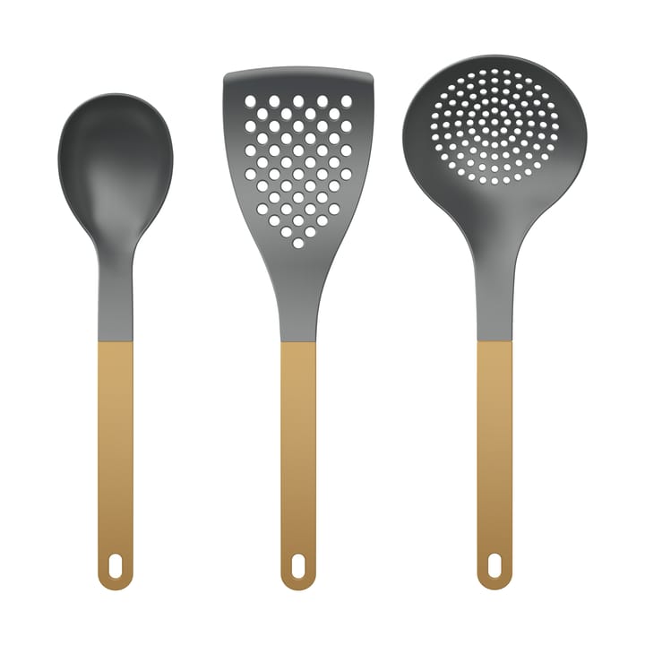 Optima kitchen utensils 2 3 pieces - Curry nylon - Rosti