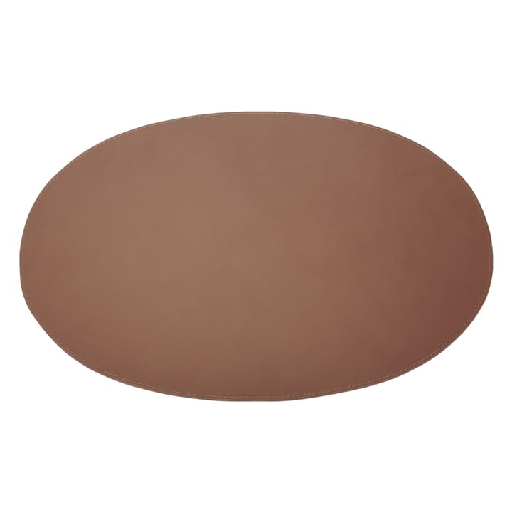 Ørskov placemat leather oval, cognac Ørskov