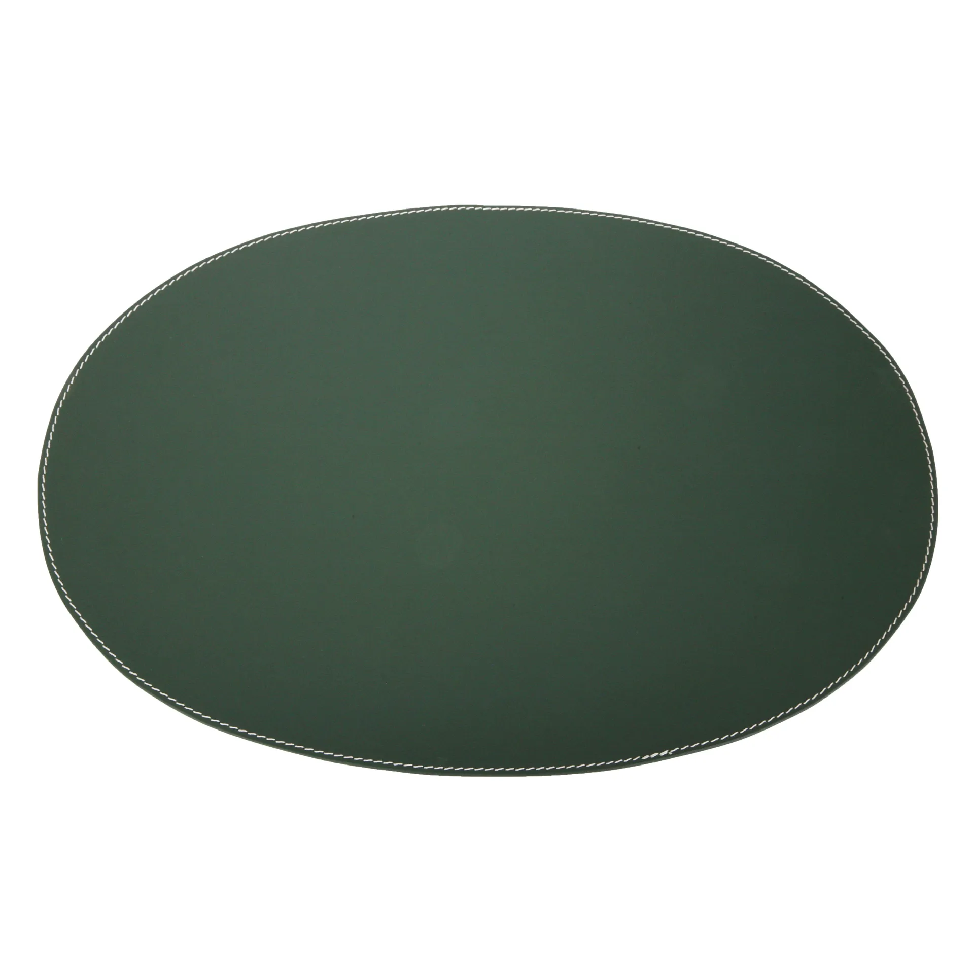 Ørskov placemat leather oval, dark green Ørskov