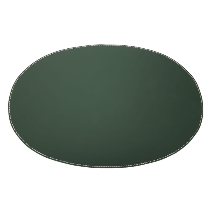 Ørskov placemat leather oval, dark green Ørskov