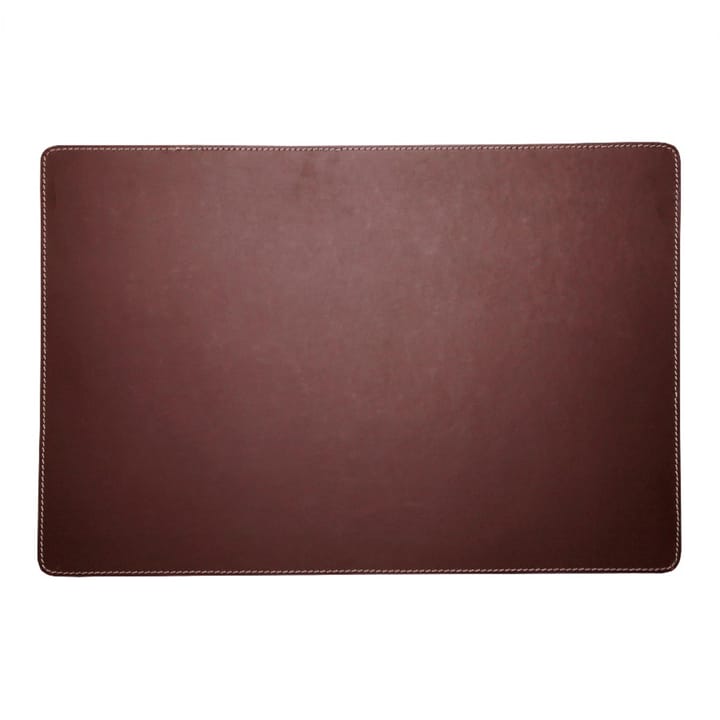 Ørskov placemat leather square - brown - Ørskov