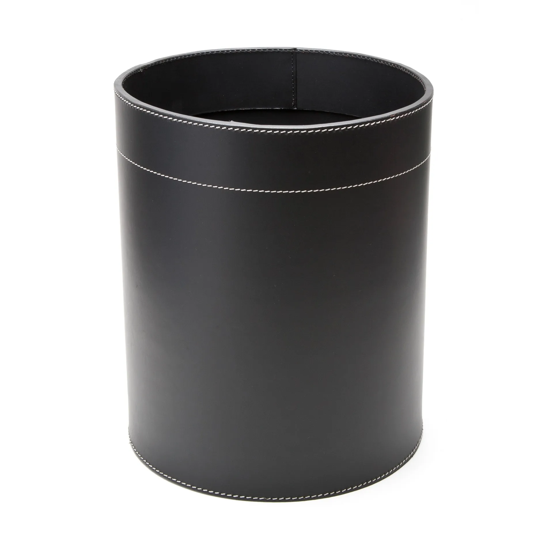 Ørskov waste basket leather, black Ørskov