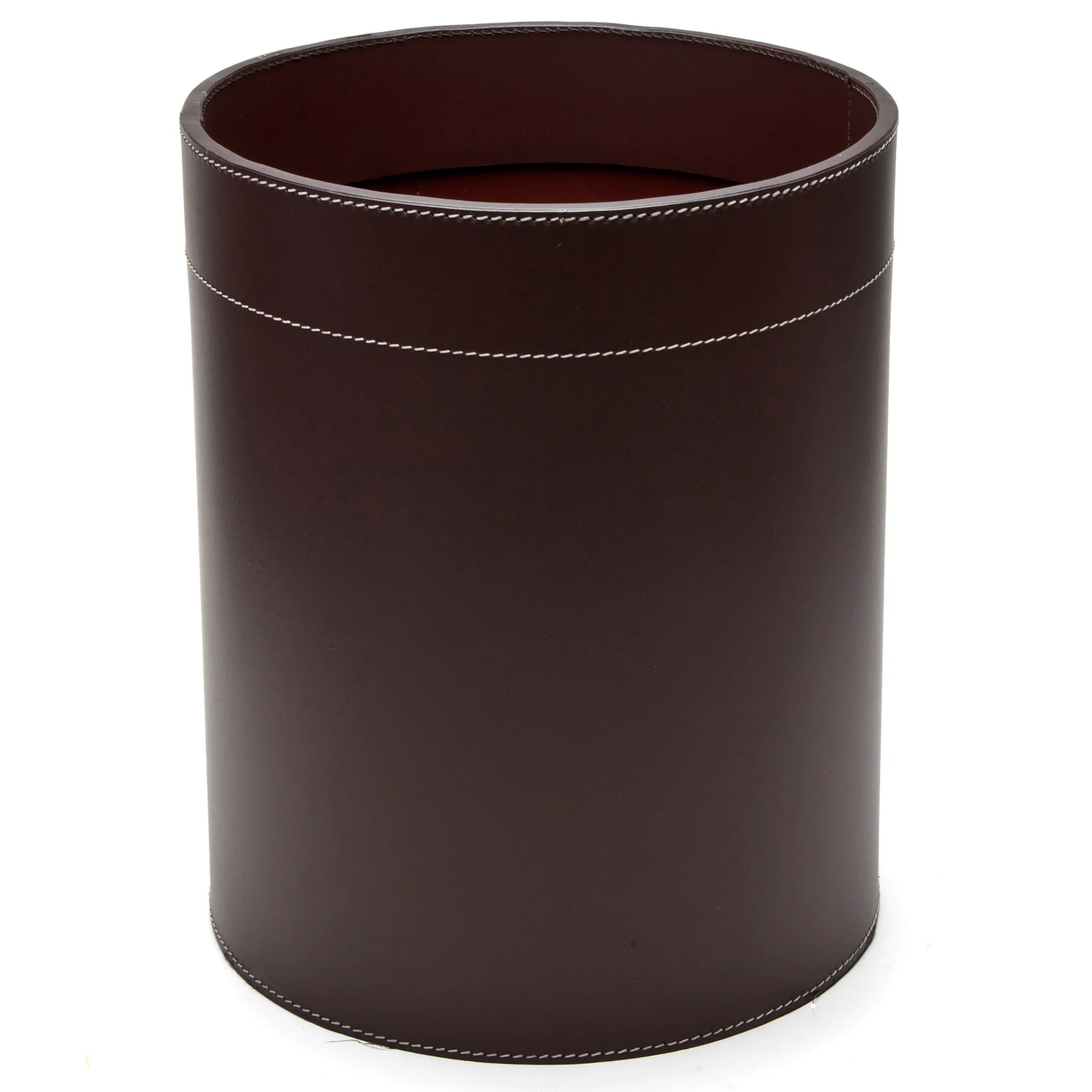 Ørskov waste basket leather, Chocolate Ørskov
