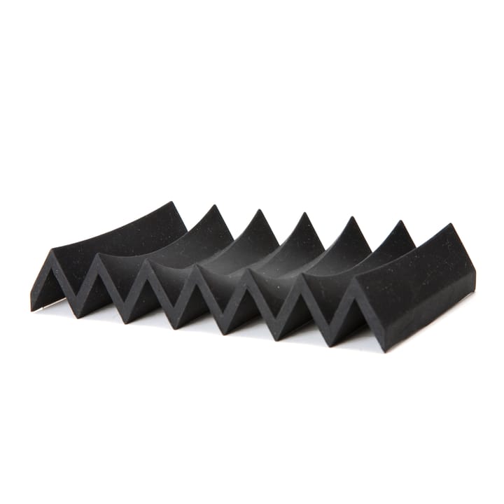 Zigzag soap dish, black Ørskov