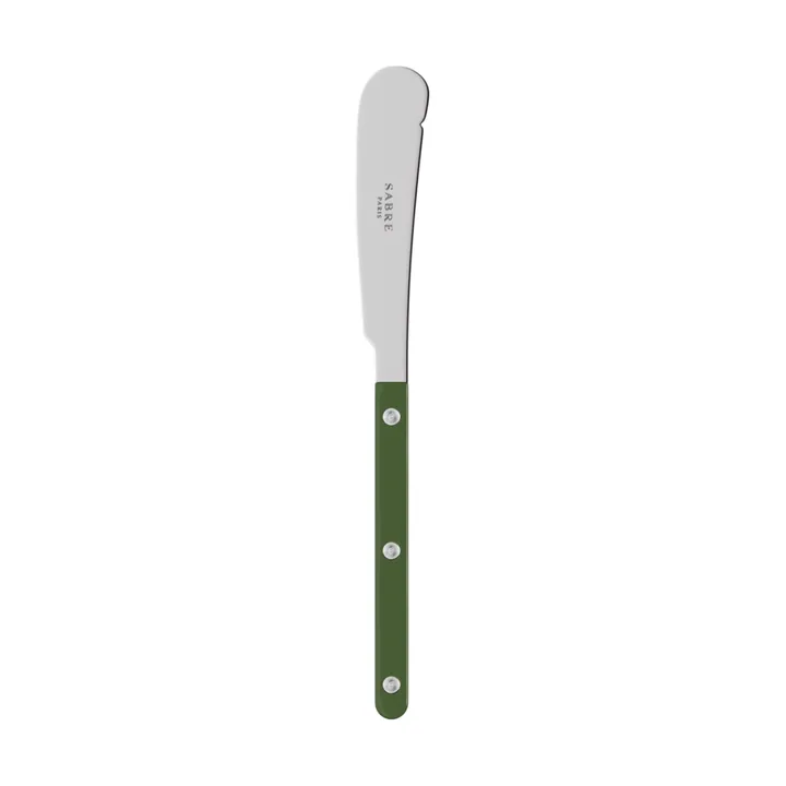 Bistrot solid butter knife 16 cm - Green - SABRE Paris