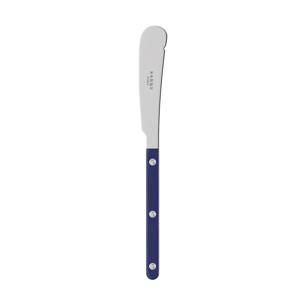Bistrot solid butter knife 16 cm, Navy blue SABRE Paris