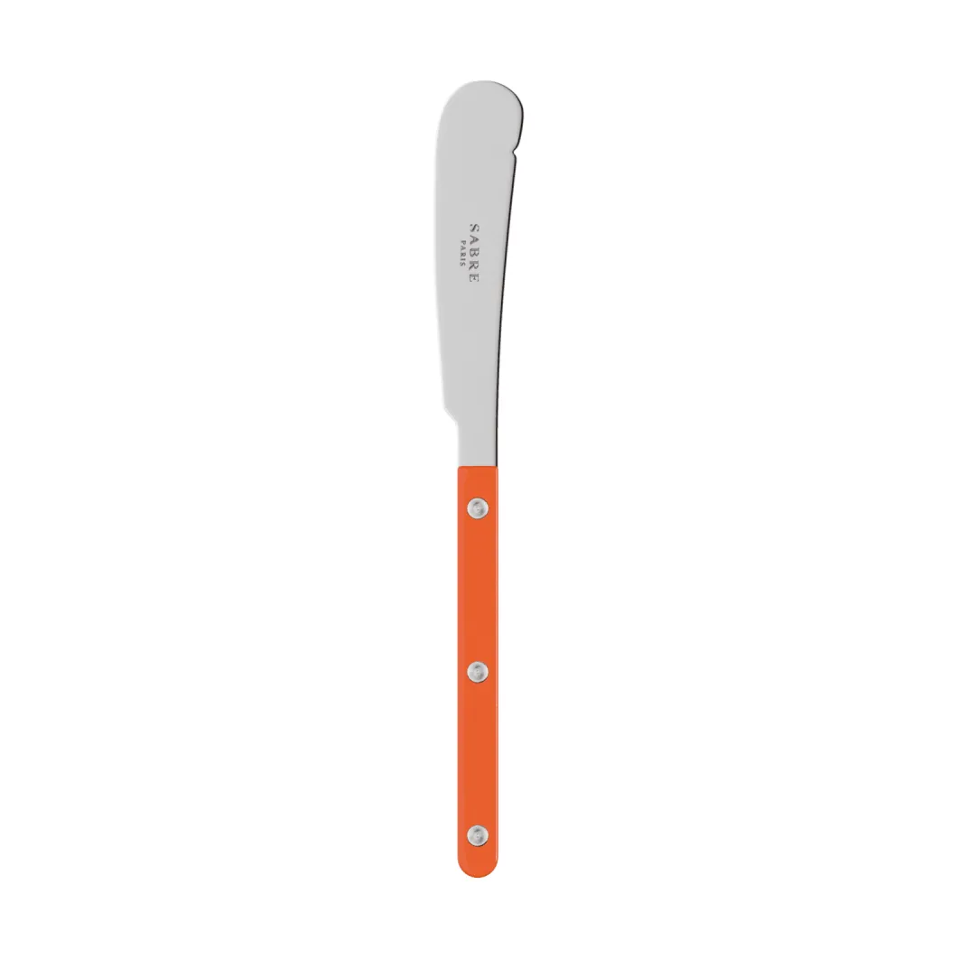 Bistrot solid butter knife 16 cm, Orange SABRE Paris