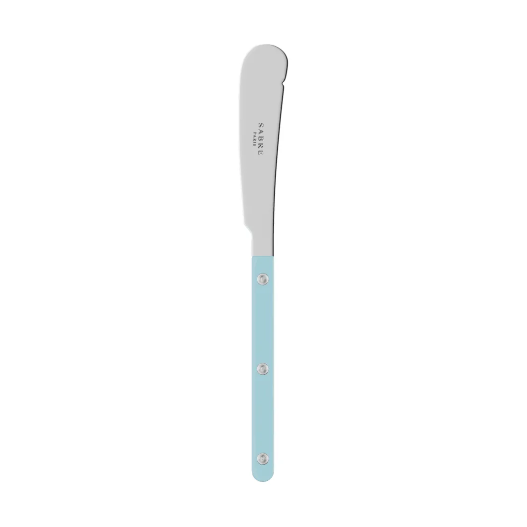 Bistrot solid butter knife 16 cm, Pastel blue SABRE Paris