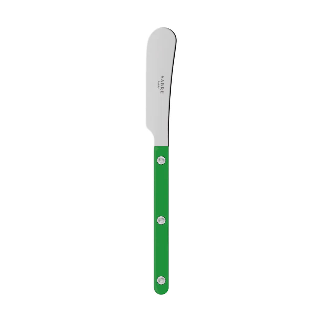 Bistrot solid butter spreader 14 cm, Garden green SABRE Paris