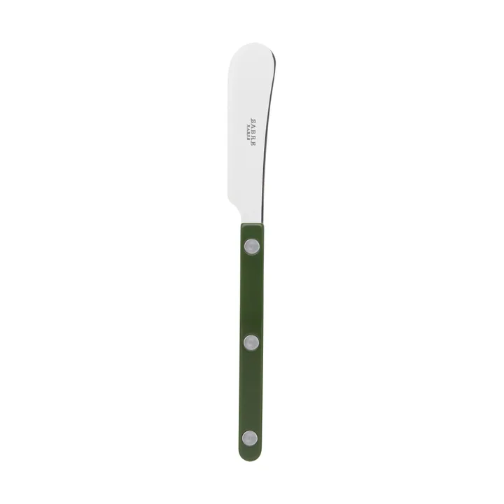 Bistrot solid butter spreader 14 cm - Green - SABRE Paris