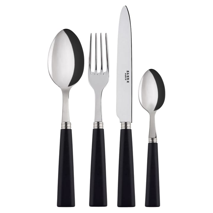 Nature cutlery 24 pcs - black wood - SABRE Paris