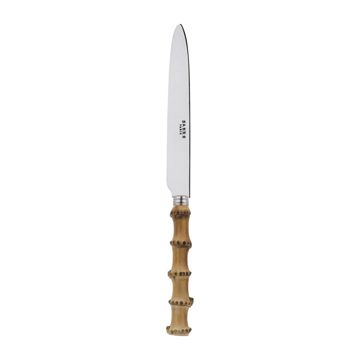 Panda dinner knife, Stainless steel-bamboo SABRE Paris