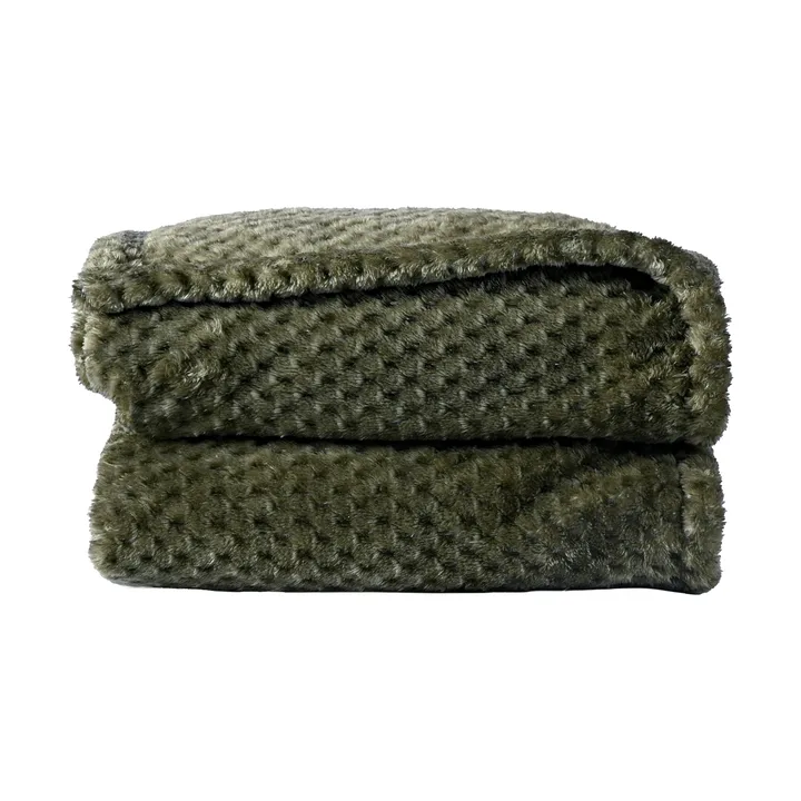 Anni fleece blanket 130x170 cm - Green - Sagaform