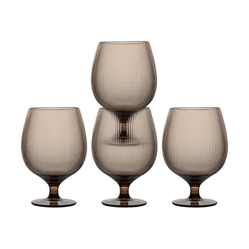 Billi beer glasses 50 cl 4-pack - Brown - Sagaform