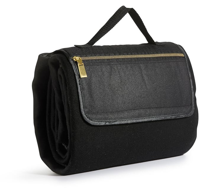 City picnic blanket 130x170 cm - Black-gold - Sagaform