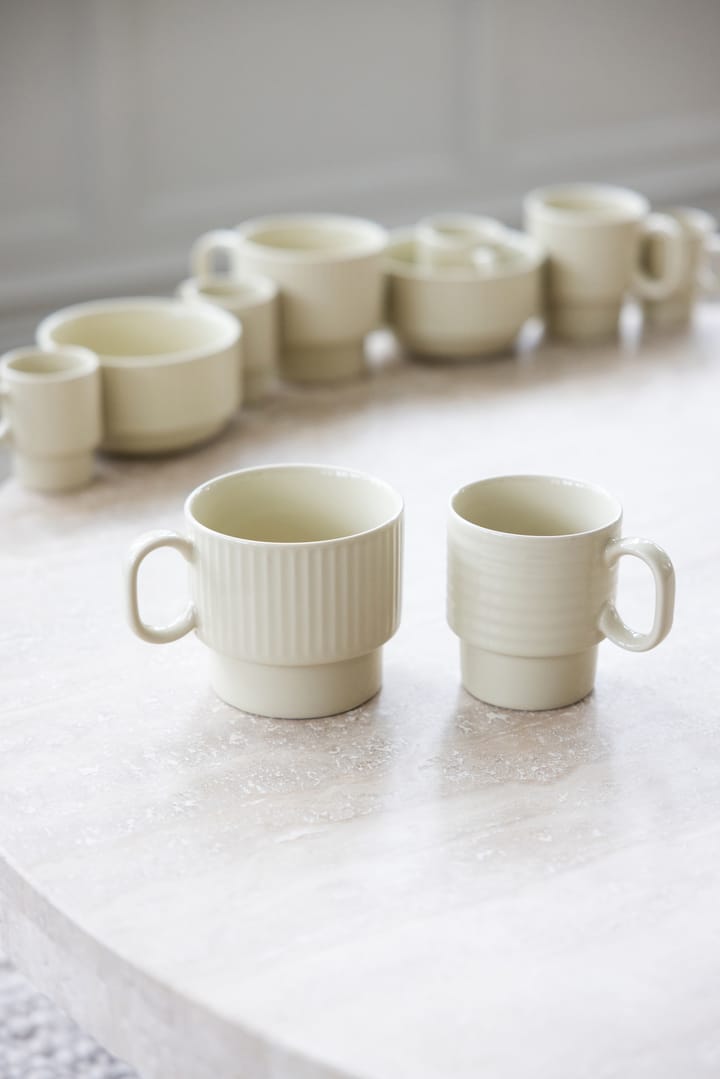 Coffee & More coffee mug 2-pack, Beige Sagaform