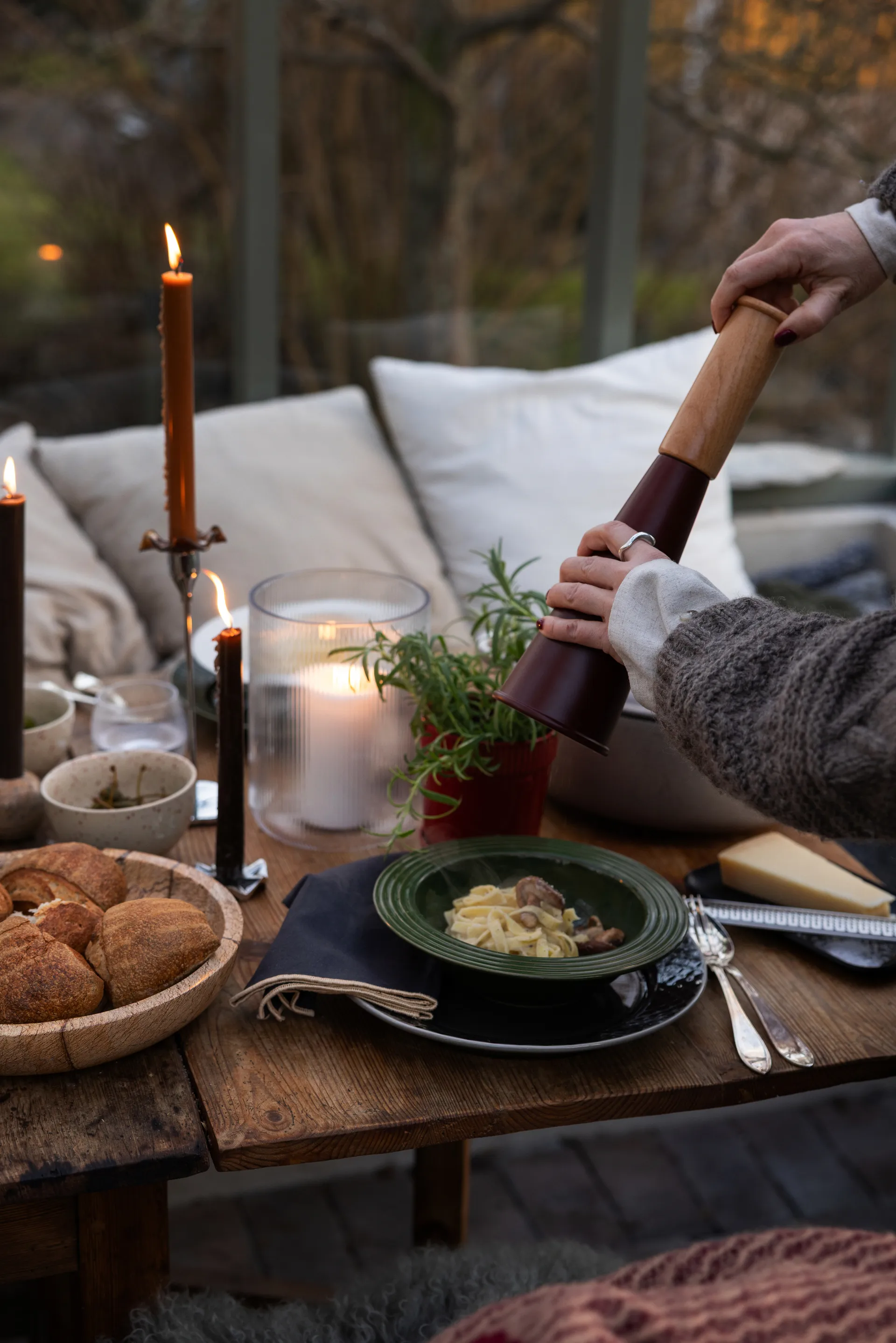 Coffee & More deep plate Ø22 cm, Green Sagaform