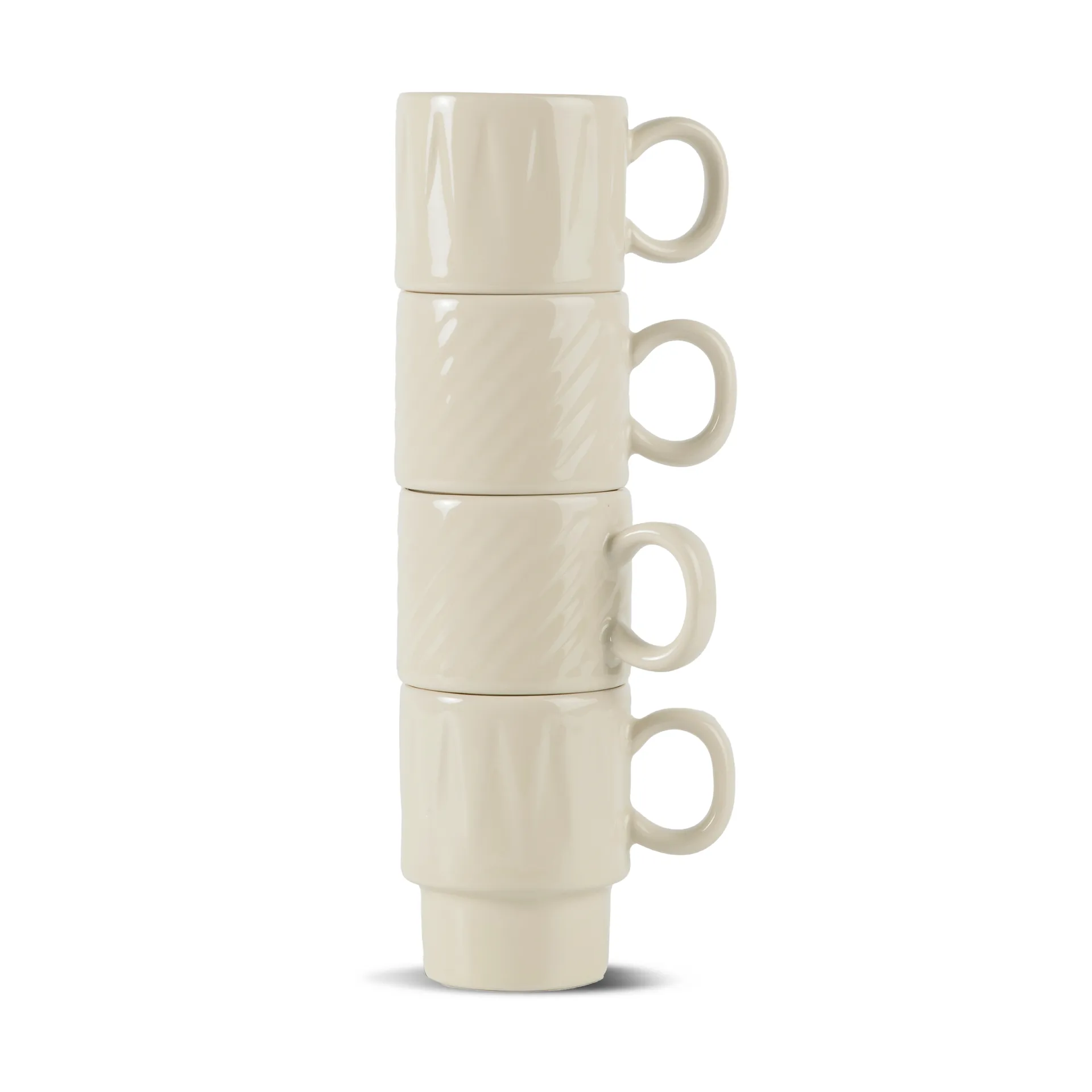 Coffee & More espresso cup 4-pack, Beige Sagaform